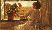 Childe Hassam Summer Evening china oil painting reproduction